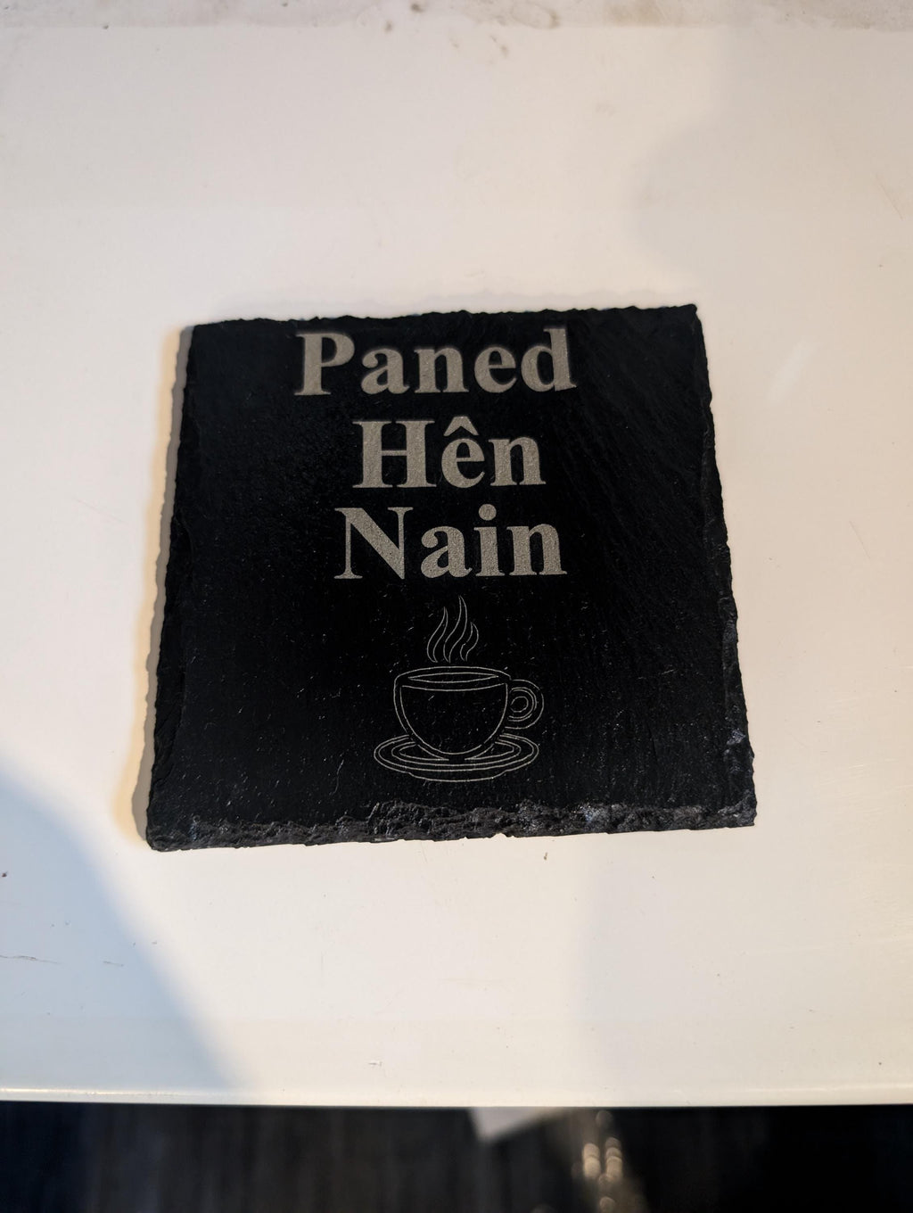 Coaster Llechen 'Paned Hen Nain' Slate Coaster